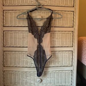 Victoria’s Secret sheer thong one piece lingerie NWT